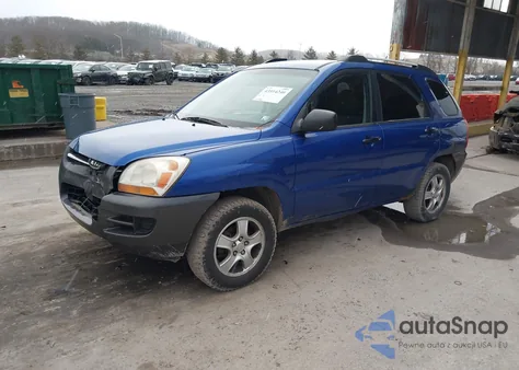 2008 Kia Sportage Lx from USA, damaged, VIN KNDJF724487486245